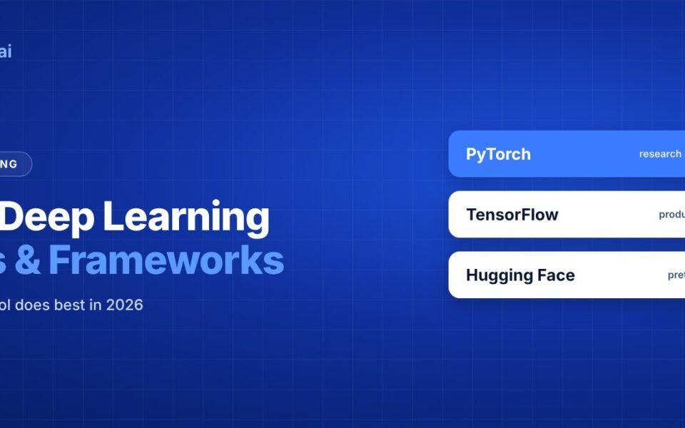 12 Best Deep Learning Tools and Frameworks in 2026 banner